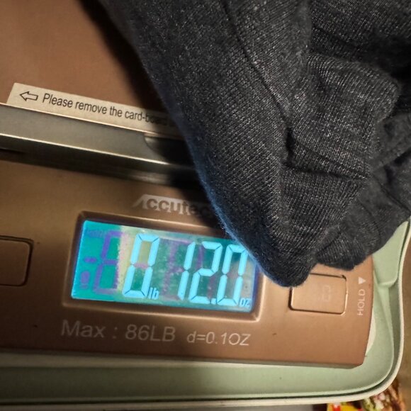 Marine Layer  DK LS crew tee charcoal heather/ black stripe sz medium new - Picture 8 of 9